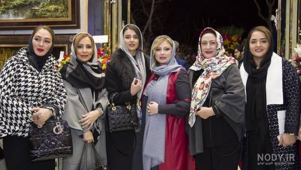 نیوشا ضیغمی و همسرش و فرزندش