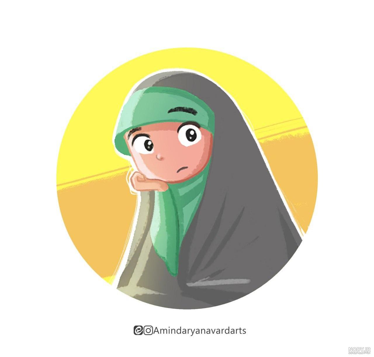 دختر با حجاب فانتزی دختر با حجاب فانتزی