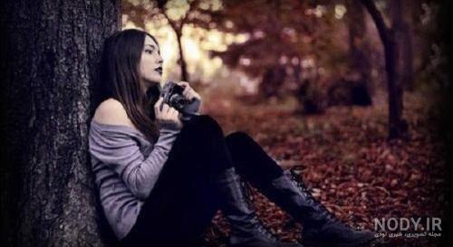 عکس دختر تنها در غروب عکس دختر تنها در غروب