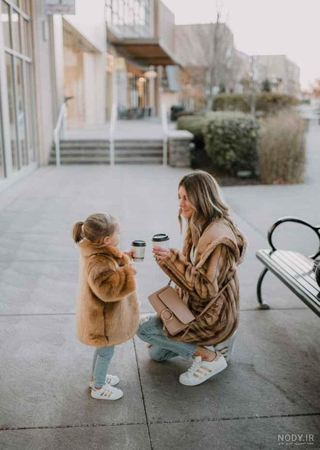 عکس مادر دختری بدون متن