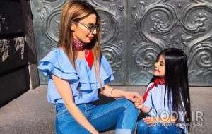 عکس مادر دختری نقاشی