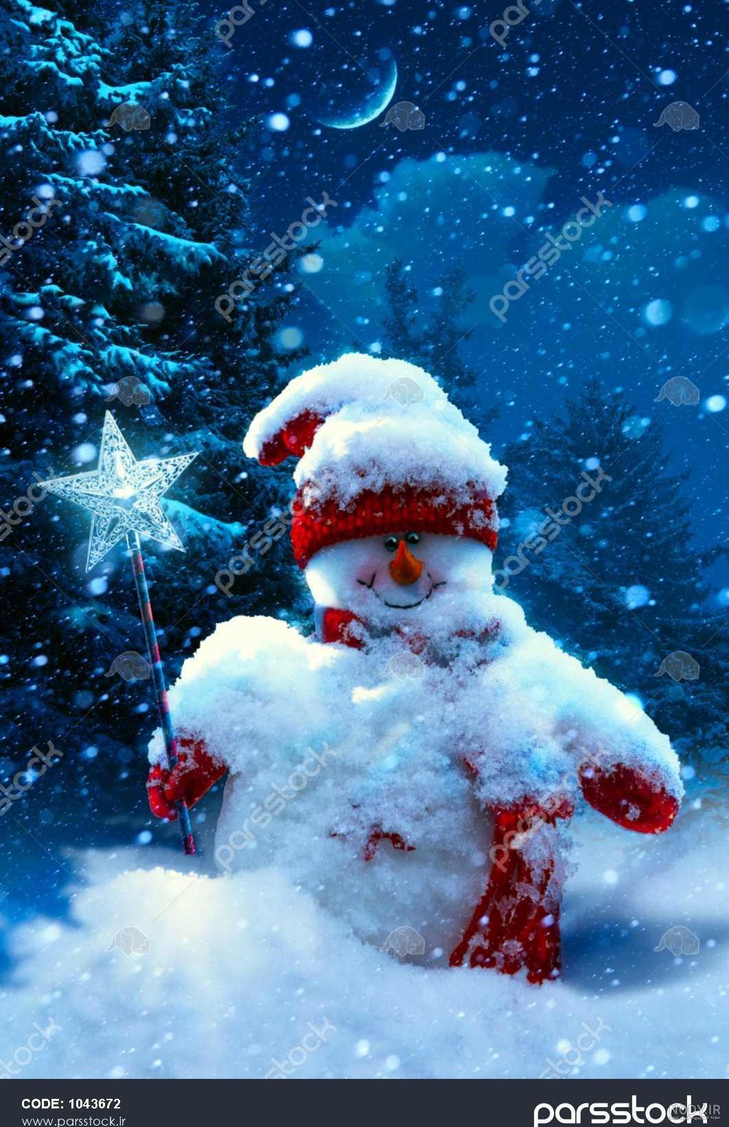 عکس خفن عکس کریسمس برفی