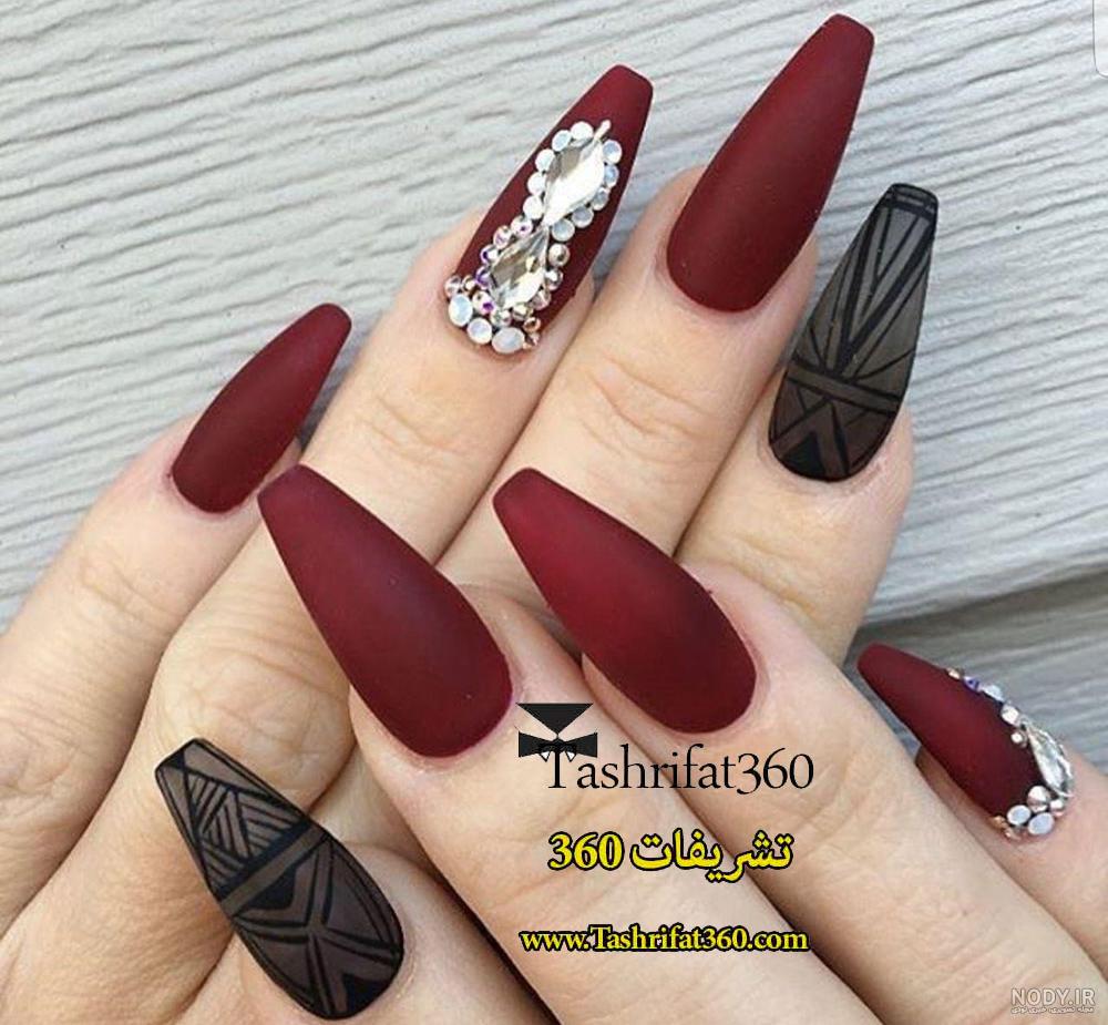 عکس ناخن گلدونی - عکس نودی