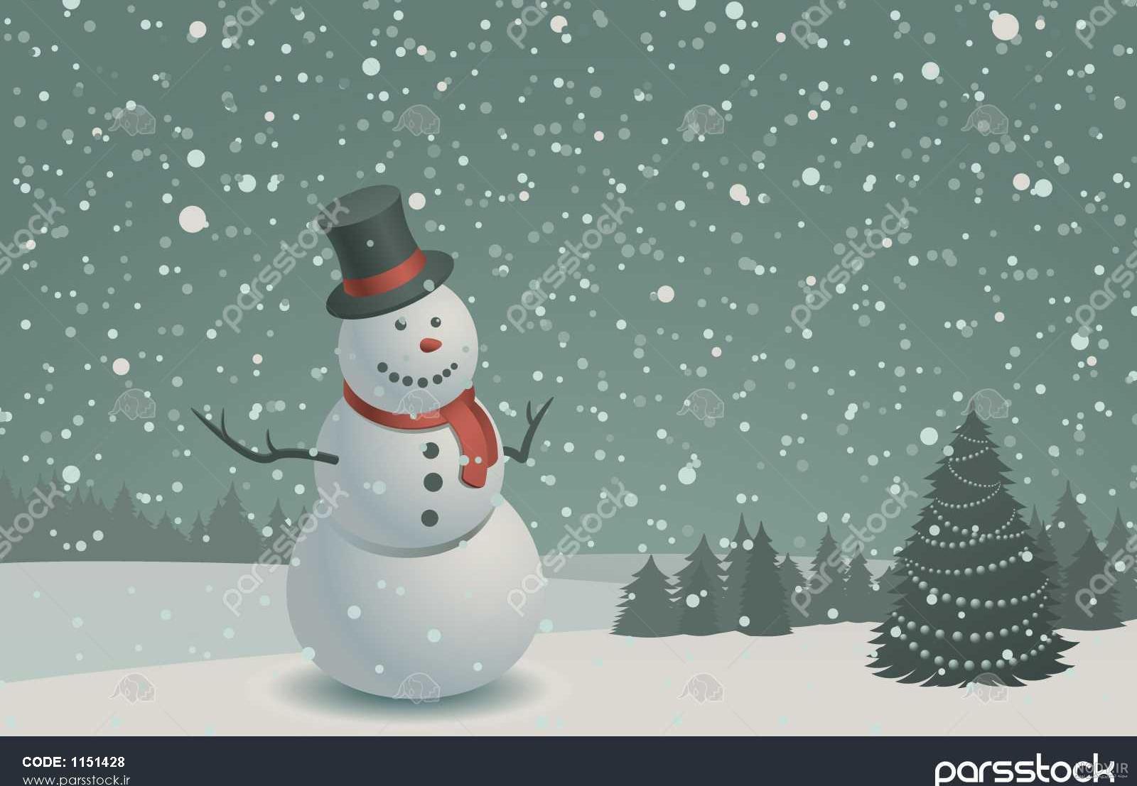 عکس خفن عکس کریسمس برفی