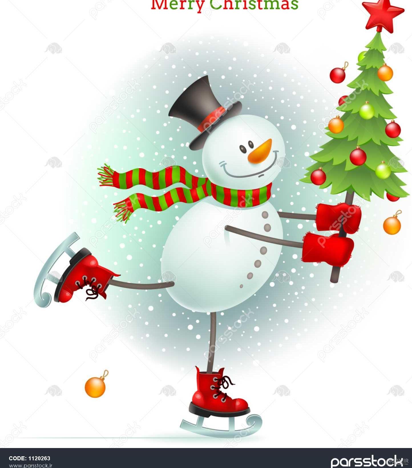 عکس خفن عکس کریسمس برفی