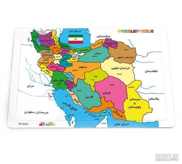 آموزش نقاشی نقشه ایران برای کودکان