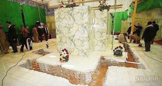 عکس حرم امام حسین شب جمعه