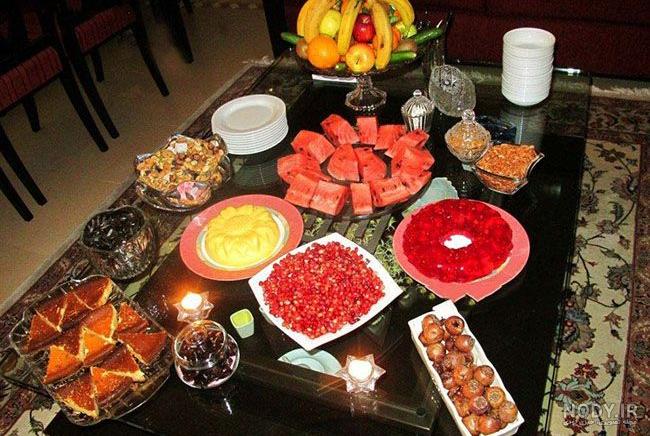 عکس سفره شب یلدا جدید عکس سفره شب یلدا جدید