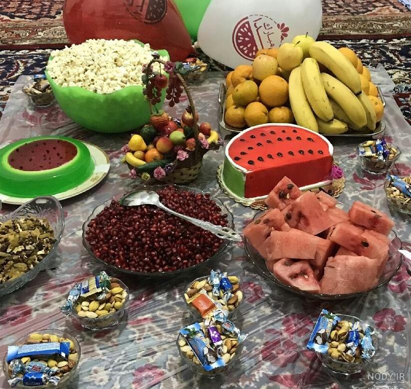 عکس سفره یلدا جدید عکس سفره یلدا جدید