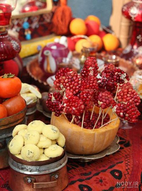عکس سفره یلدای عروس عکس سفره یلدای عروس