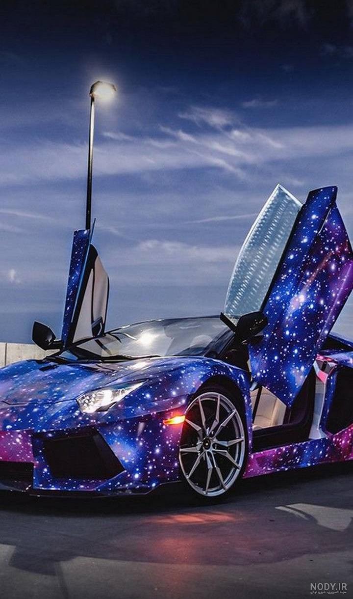عکس ماشین لامبورگینی قرمز