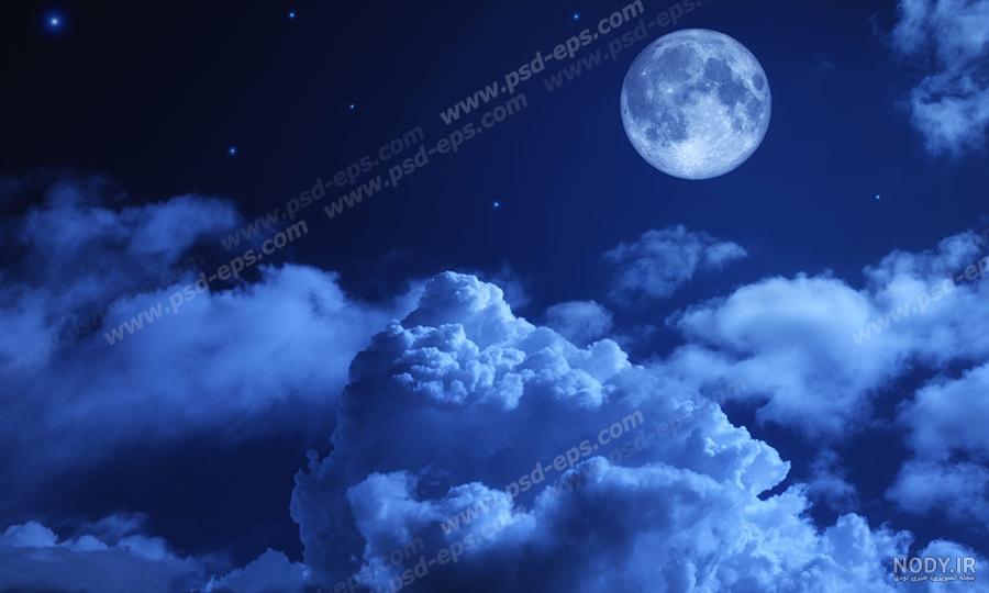 عکس ماه و دختر تنها عکس ماه و دختر تنها