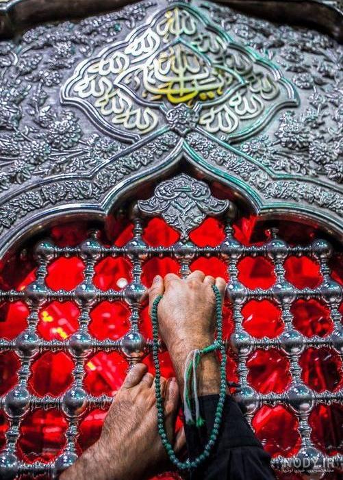 متن عکس حرم امام حسین