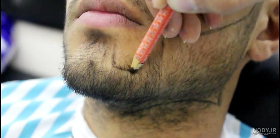 مدل خط ریش شکسته