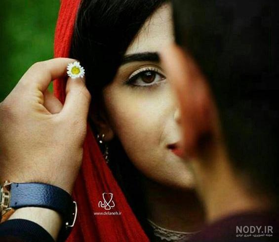 عکس دختر غمگین سیاه سفید