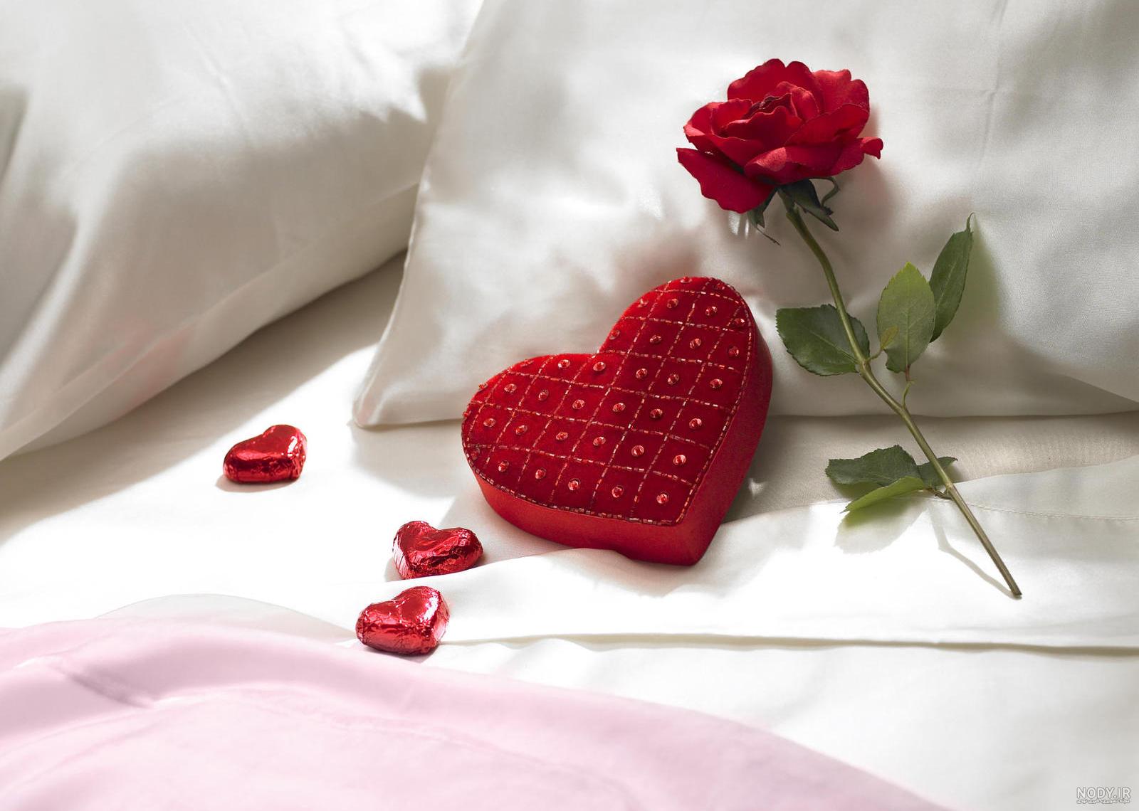 عکس گل قلبی عاشقانه