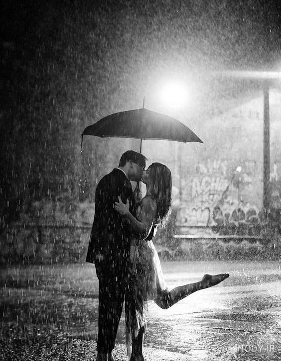 عکسهای عاشقانه دونفره زیر بارون عکسهای عاشقانه دونفره زیر بارون