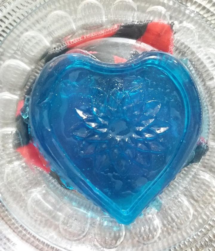 اموزش تصویری ژله چند رنگ اموزش تصویری ژله چند رنگ