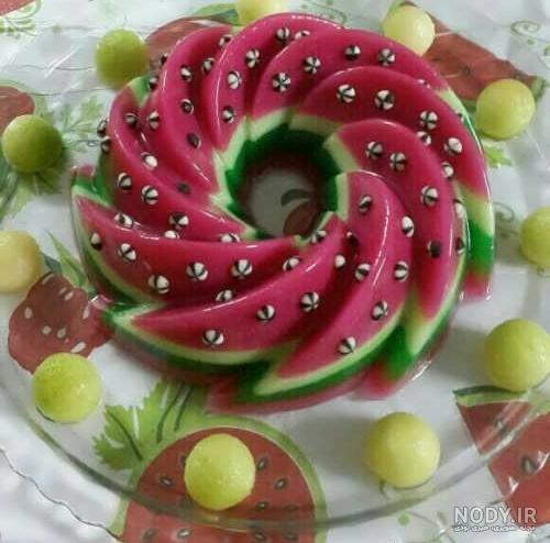 انواع ژله ساده دو رنگ انواع ژله ساده دو رنگ