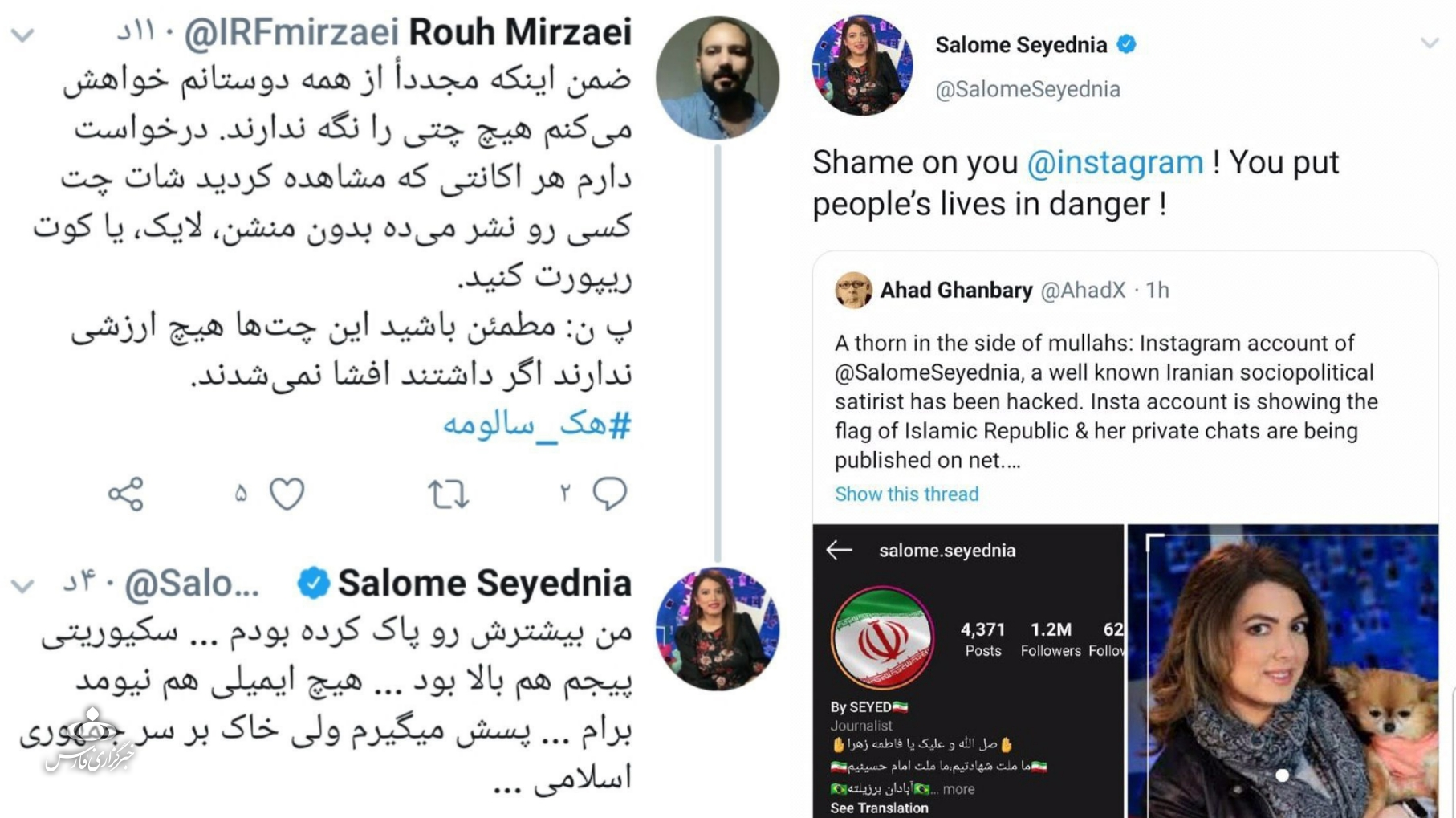 اینستاگرام سروش تهرانی اینستاگرام سروش تهرانی