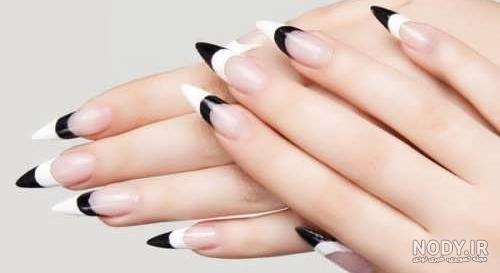 طراحی ناخن عروس با نگین