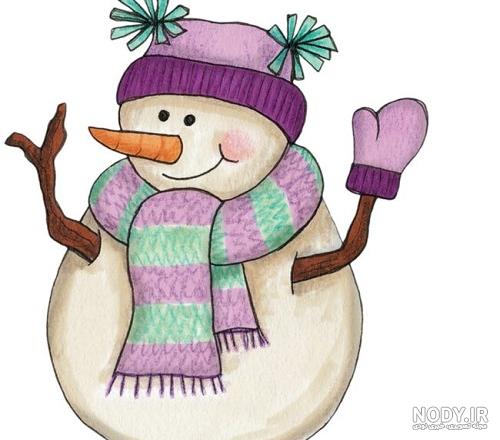 عکس آدم برفی برای نقاشی عکس آدم برفی برای نقاشی