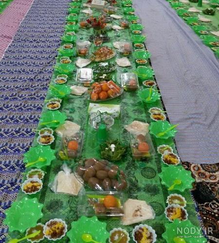 عکس سفره ابوالفضل