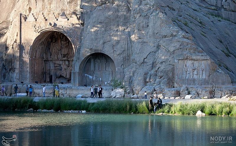 عکس طاق بستان با کیفیت بالا عکس طاق بستان با کیفیت بالا