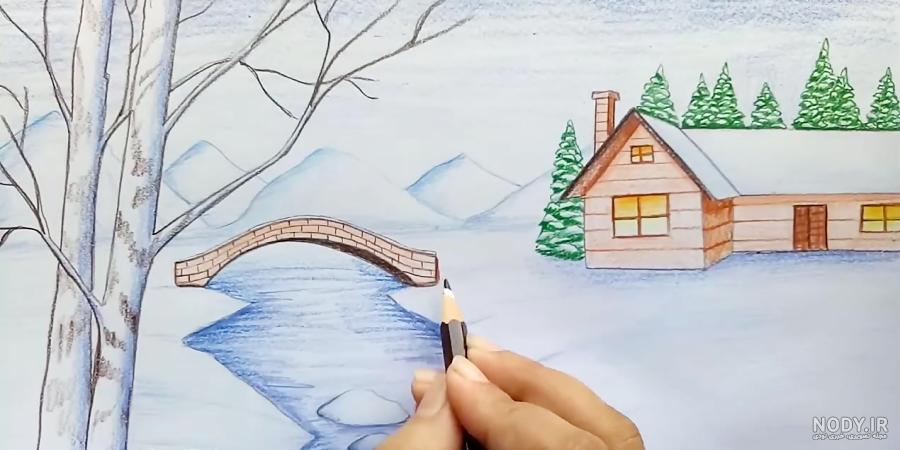 عکس نقاشی ساده مداد رنگی عکس نقاشی ساده مداد رنگی