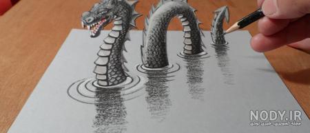 عکس نقاشی سه بعدی آسان