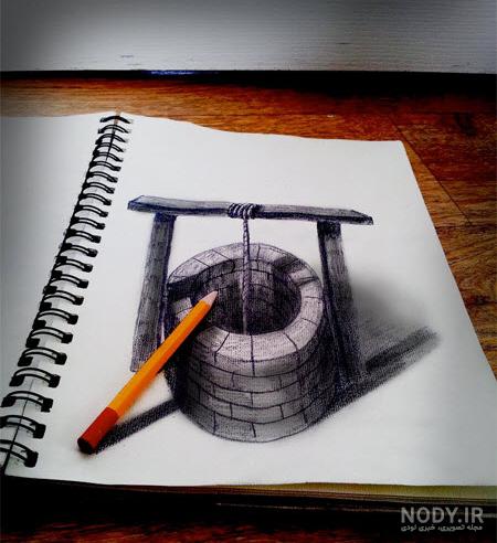 عکس نقاشی سه بعدی دخترانه