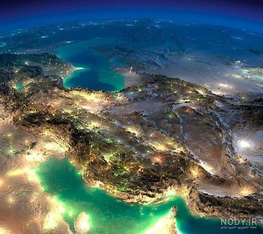 عکس نقشه ایران زیبا