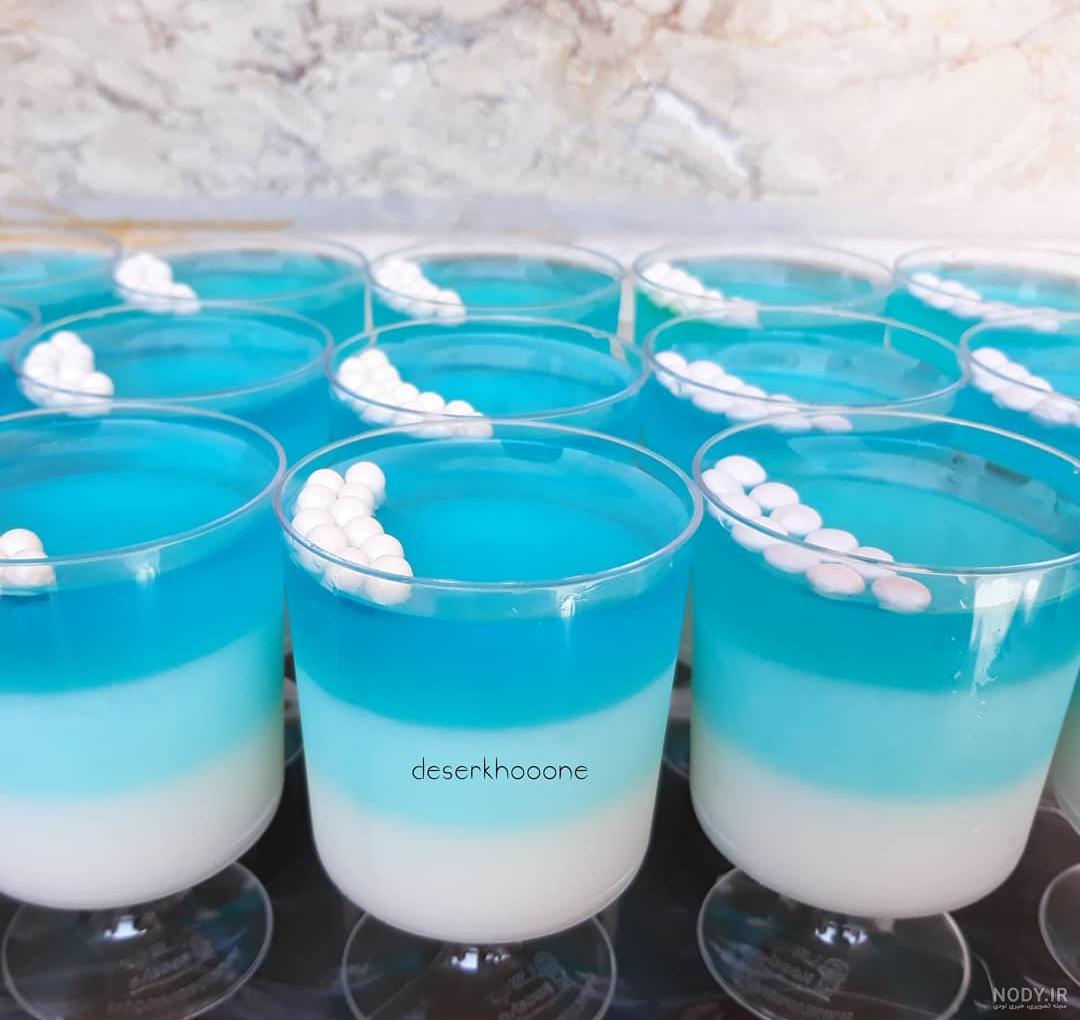 عکس ژله آبی رنگ عکس ژله آبی رنگ