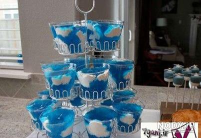 عکس ژله با رنگ ابی عکس ژله با رنگ ابی