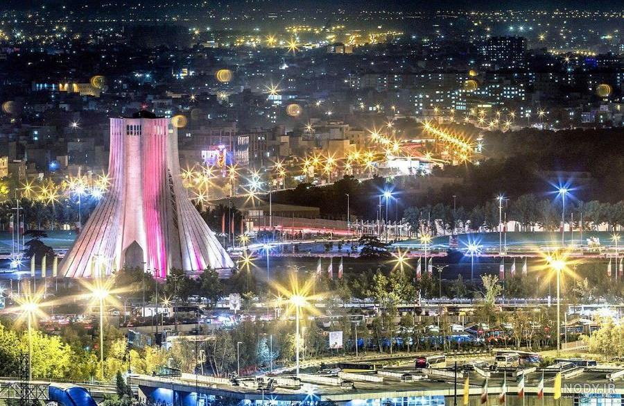 عکس کره زمین در شب