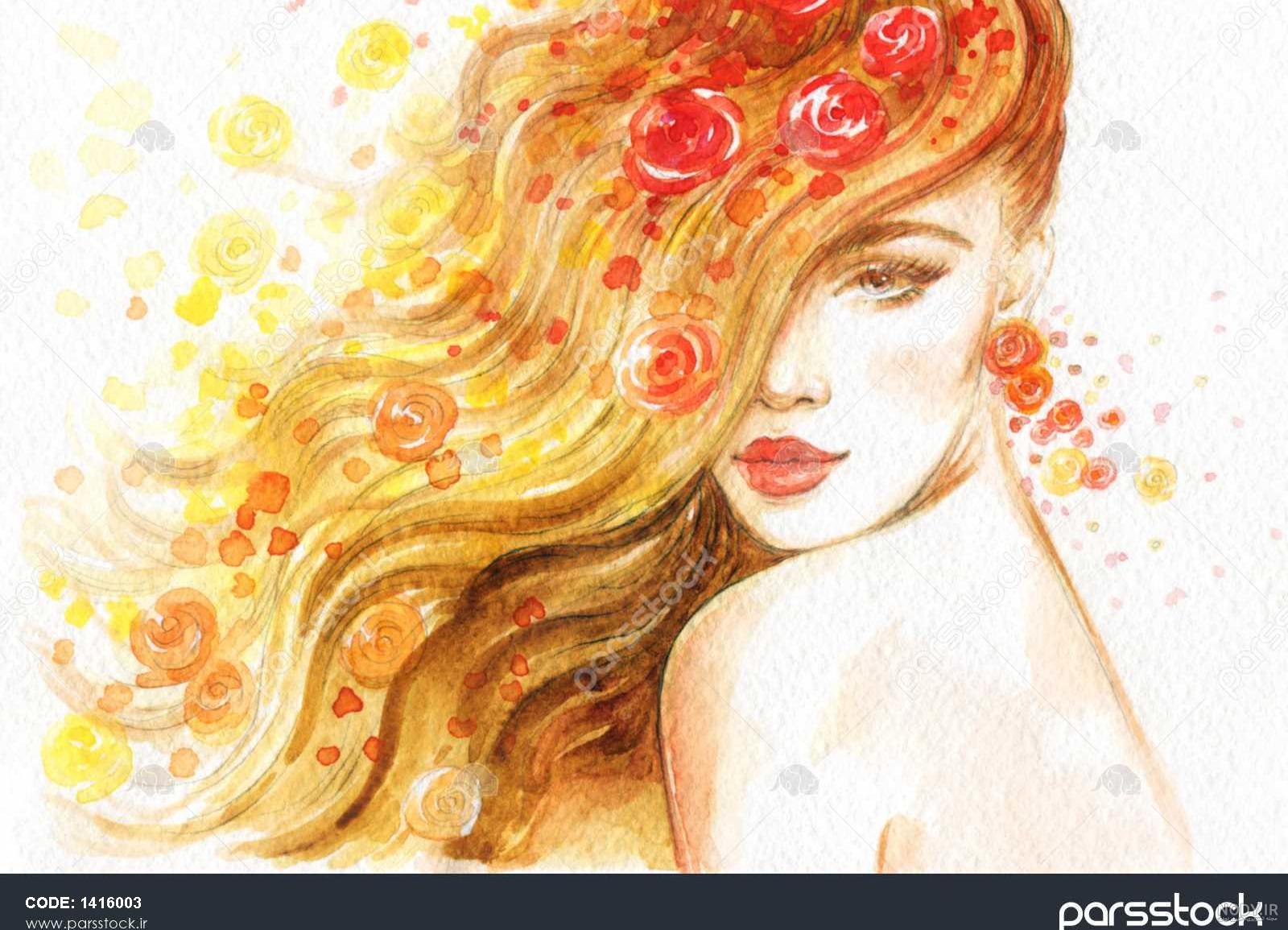 نقاشی با آبرنگ ۱۲ رنگ