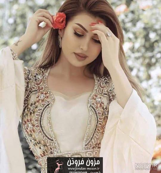 عکس عروس زیبا با لباس کردی