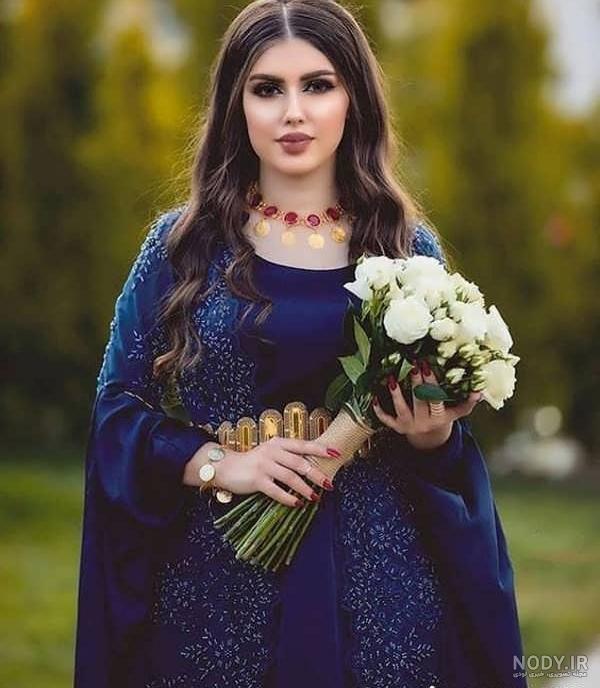 عکس لباس عروس کردی سفید