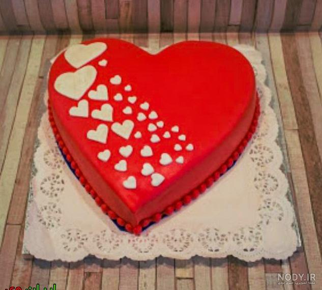 عکس کیک مدل قلب عکس کیک مدل قلب