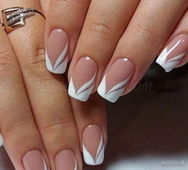 فرنچ ناخن تیز