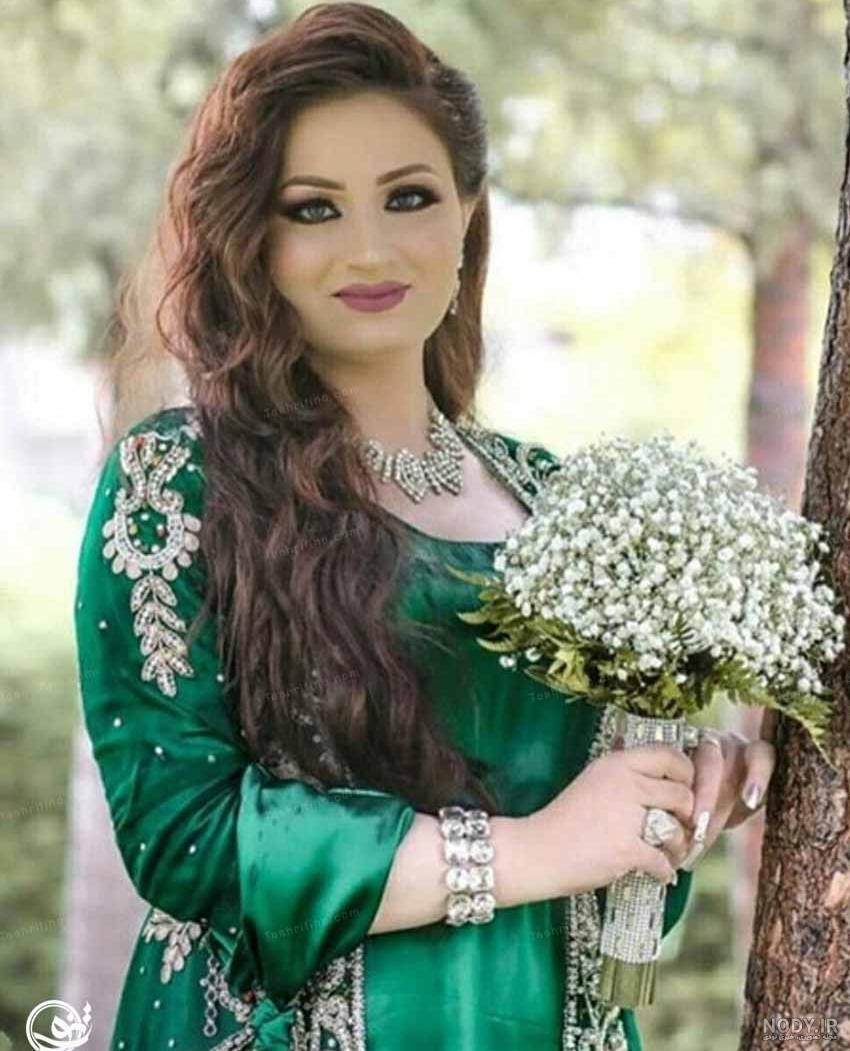 لباس عروس کردی با حجاب