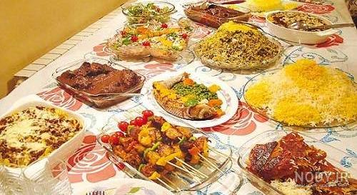 عکس از غذاهای مجلسی ایرانی