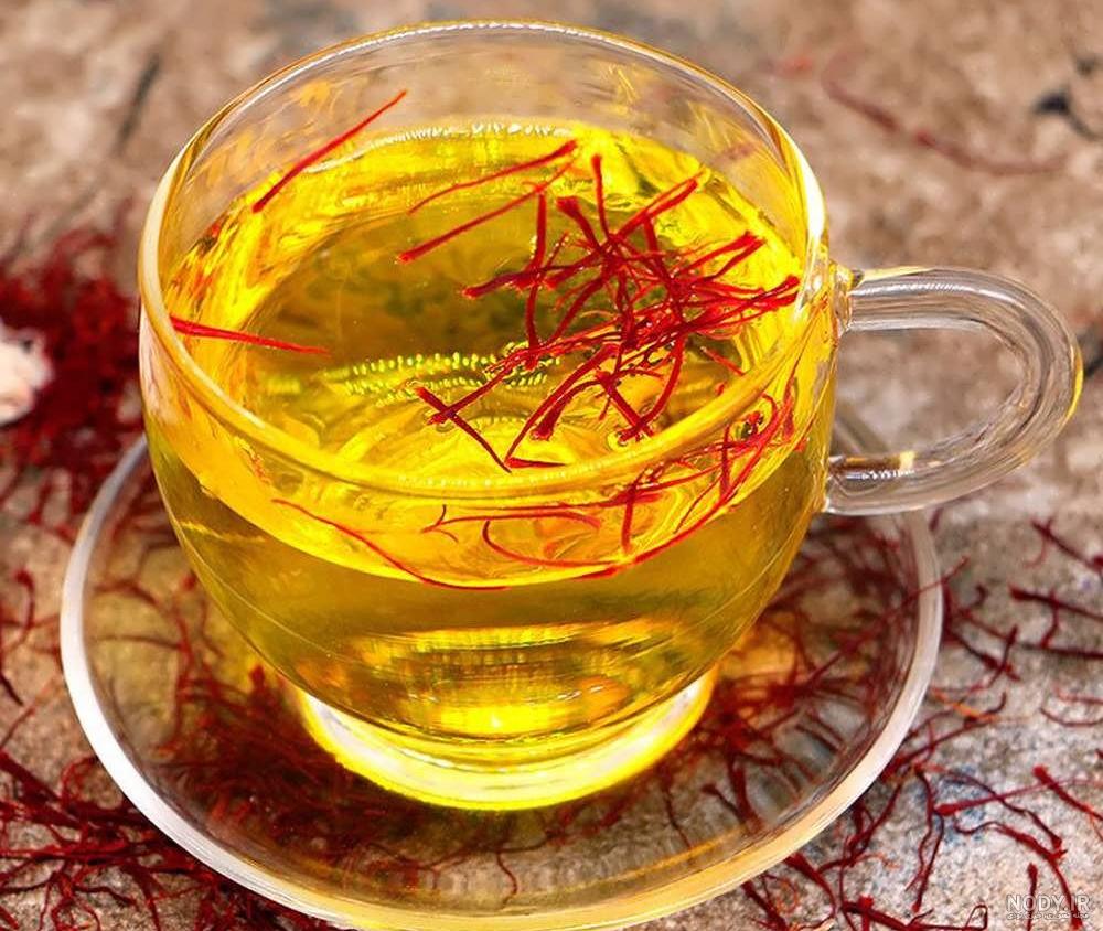 عکس زعفران چای عکس زعفران چای