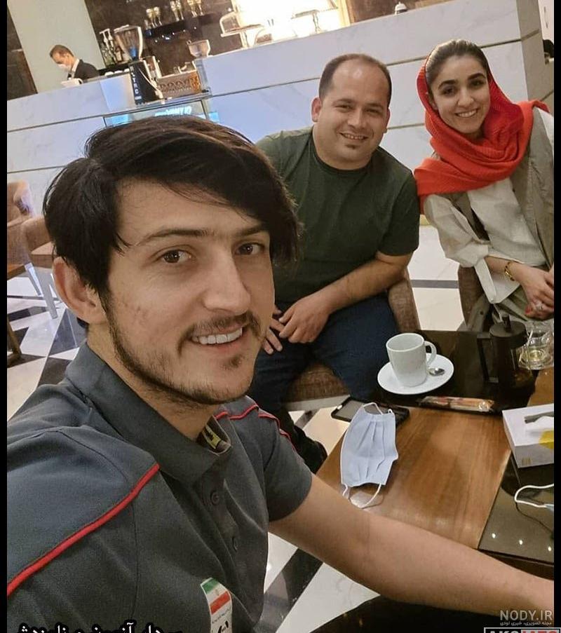 عکس سردار آزمون با دوست دخترش عکس سردار آزمون با دوست دخترش