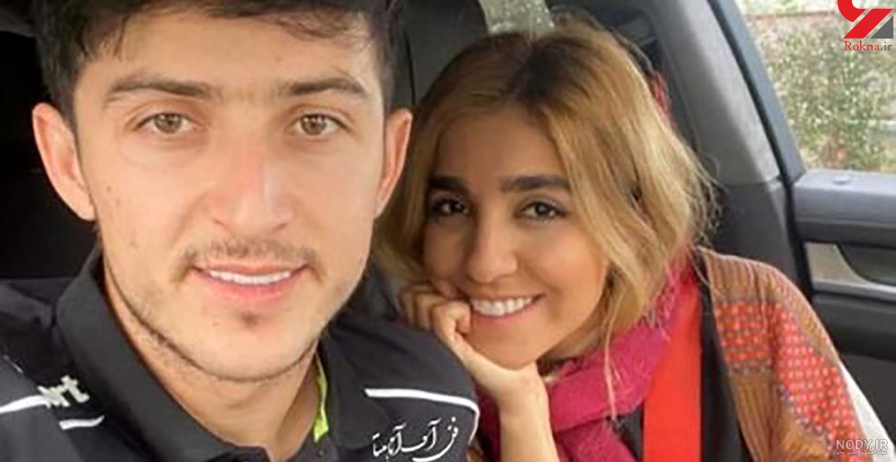 عکس سردار آزمون و نامزدش عکس سردار آزمون و نامزدش