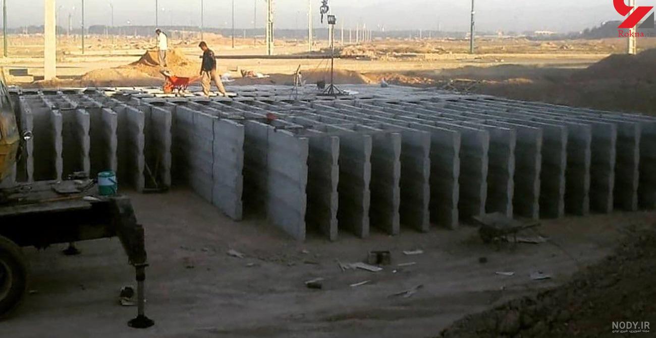 عکس سنگ قبر سه طبقه