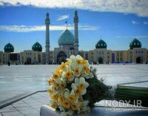 عکس نوشته سلام گل نرگس