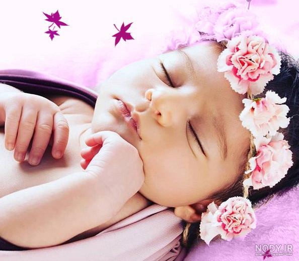 عکس نی نی خوابیده