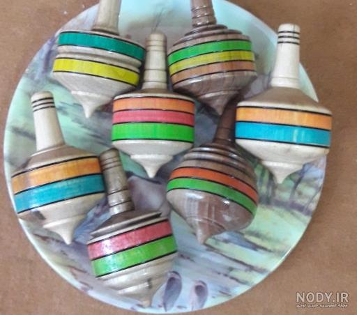 فرفره چوبی با نخ