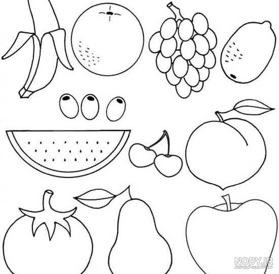 عکس نقاشی میوه